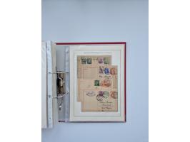 1900/22, Germania, interessante Partie von Sammlungen und Dubletten, dabei kleine Aussstellungssammlung mit besseren Zusammen