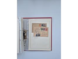 1900/22, Germania, interessante Partie von Sammlungen und Dubletten, dabei kleine Aussstellungssammlung mit besseren Zusammen