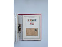 1900/22, Germania, interessante Partie von Sammlungen und Dubletten, dabei kleine Aussstellungssammlung mit besseren Zusammen