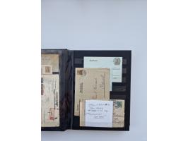 1900/22, Germania, interessante Partie von Sammlungen und Dubletten, dabei kleine Aussstellungssammlung mit besseren Zusammen