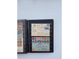 1900/22, Germania, interessante Partie von Sammlungen und Dubletten, dabei kleine Aussstellungssammlung mit besseren Zusammen