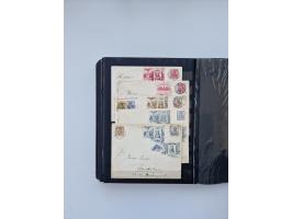 1900/22, Germania, interessante Partie von Sammlungen und Dubletten, dabei kleine Aussstellungssammlung mit besseren Zusammen