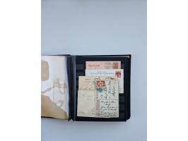 1900/22, Germania, interessante Partie von Sammlungen und Dubletten, dabei kleine Aussstellungssammlung mit besseren Zusammen