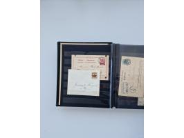 1900/22, Germania, interessante Partie von Sammlungen und Dubletten, dabei kleine Aussstellungssammlung mit besseren Zusammen