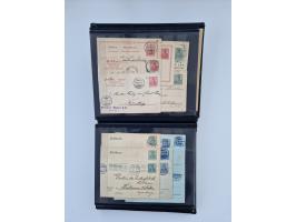 1900/22, Germania, interessante Partie von Sammlungen und Dubletten, dabei kleine Aussstellungssammlung mit besseren Zusammen