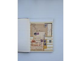 1900/22, Germania, interessante Partie von Sammlungen und Dubletten, dabei kleine Aussstellungssammlung mit besseren Zusammen