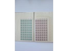 1900/22, Germania, interessante Partie von Sammlungen und Dubletten, dabei kleine Aussstellungssammlung mit besseren Zusammen