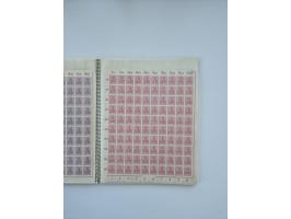 1900/22, Germania, interessante Partie von Sammlungen und Dubletten, dabei kleine Aussstellungssammlung mit besseren Zusammen