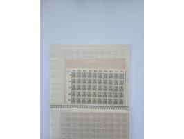 1900/22, Germania, interessante Partie von Sammlungen und Dubletten, dabei kleine Aussstellungssammlung mit besseren Zusammen