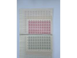 1900/22, Germania, interessante Partie von Sammlungen und Dubletten, dabei kleine Aussstellungssammlung mit besseren Zusammen