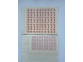 1900/22, Germania, interessante Partie von Sammlungen und Dubletten, dabei kleine Aussstellungssammlung mit besseren Zusammen