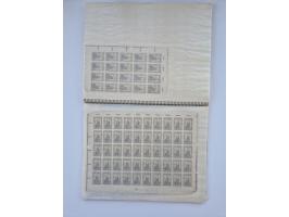 1900/22, Germania, interessante Partie von Sammlungen und Dubletten, dabei kleine Aussstellungssammlung mit besseren Zusammen