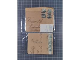 1889/1916 (ca.), rund 120 Briefe, Karten und viele Ganzsachen, dabei einige bessere Stempel, Briefkarte DSW (etwas fehlerhaft