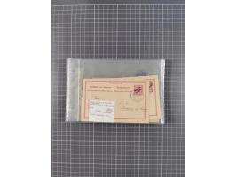 1889/1916 (ca.), rund 120 Briefe, Karten und viele Ganzsachen, dabei einige bessere Stempel, Briefkarte DSW (etwas fehlerhaft