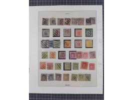 1859/67, ungebrauchte und gestempelte Sammlung mit Farben und Doubletten. Dabei u.a. Mi.-Nr. 2 gestempelt (sign. Jakubek BPP)