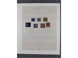 1859/67, ungebrauchte und gestempelte Sammlung mit Farben und Doubletten. Dabei u.a. Mi.-Nr. 2 gestempelt (sign. Jakubek BPP)