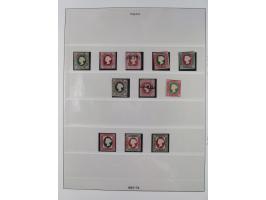 1867/79, ungebrauchte und gestempelte Sammlung mit u.a. etwas fehlerhafte Mi.-Nr. 2 gestempelt (sign. Schulz BPP) und Mi.-Nr.