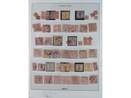 1856/64, ungebrauchte und gestempelte Sammlung inkl. Doubletten. Dabei u.a. 9x Mi.-Nr. 1 mit verschiedenen Entwertungen und m