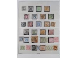 1852/66, ungebrauchte und gestempelte Sammlung mit Farben und Doubletten, Erhaltung zum Teil stärker fehlerhaft bzw. üblicher