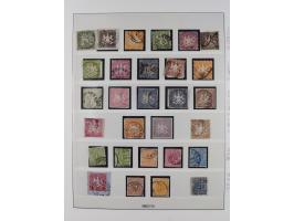 1851/1923, am Anfang meist gestempelte Sammlung inkl. Farben und Doubletten. Dabei u.a. Mi.-Nr. 10a gestempelt (signiert Thom