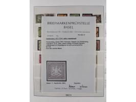 1851/1923, am Anfang meist gestempelte Sammlung inkl. Farben und Doubletten. Dabei u.a. Mi.-Nr. 10a gestempelt (signiert Thom