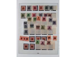 1851/1923, am Anfang meist gestempelte Sammlung inkl. Farben und Doubletten. Dabei u.a. Mi.-Nr. 10a gestempelt (signiert Thom