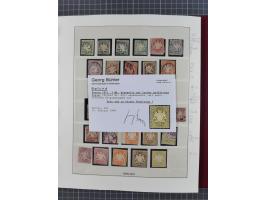 1849/1920, ungebrauchte und gestempelte Sammlung inkl. Dienst- und Portomarken sowie Dubletten. Dabei Mi.-Nr. 1Ia mit 14 mm O