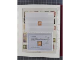 1849/1920, ungebrauchte und gestempelte Sammlung inkl. Dienst- und Portomarken sowie Dubletten. Dabei Mi.-Nr. 1Ia mit 14 mm O