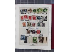 1849/1920, ungebrauchte und gestempelte Sammlung inkl. Dienst- und Portomarken sowie Dubletten. Dabei Mi.-Nr. 1Ia mit 14 mm O