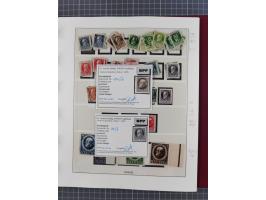 1849/1920, ungebrauchte und gestempelte Sammlung inkl. Dienst- und Portomarken sowie Dubletten. Dabei Mi.-Nr. 1Ia mit 14 mm O