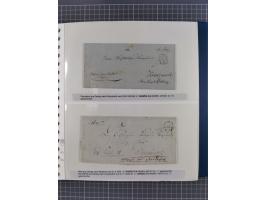 1672/1867, interessante Sammlung “Botenpost und Stempel aus der Preußen-Zeit” mit ca. 120 Briefen und Ganzsachen, dabei u.a. 