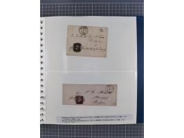 1672/1867, interessante Sammlung “Botenpost und Stempel aus der Preußen-Zeit” mit ca. 120 Briefen und Ganzsachen, dabei u.a. 