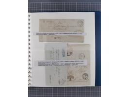 1672/1867, interessante Sammlung “Botenpost und Stempel aus der Preußen-Zeit” mit ca. 120 Briefen und Ganzsachen, dabei u.a. 