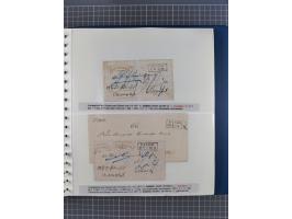 1672/1867, interessante Sammlung “Botenpost und Stempel aus der Preußen-Zeit” mit ca. 120 Briefen und Ganzsachen, dabei u.a. 