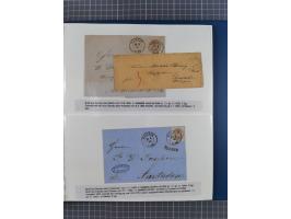 1672/1867, interessante Sammlung “Botenpost und Stempel aus der Preußen-Zeit” mit ca. 120 Briefen und Ganzsachen, dabei u.a. 