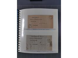 1838/62, interessante Sammlung der Doppelkreis-Stempel von Danzig mit über 90 Briefen, sauber sortiert nach den Varianten nac