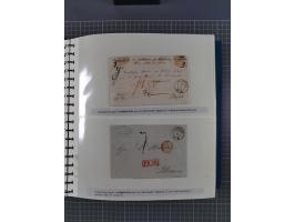 1838/62, interessante Sammlung der Doppelkreis-Stempel von Danzig mit über 90 Briefen, sauber sortiert nach den Varianten nac