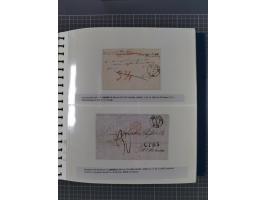 1838/62, interessante Sammlung der Doppelkreis-Stempel von Danzig mit über 90 Briefen, sauber sortiert nach den Varianten nac