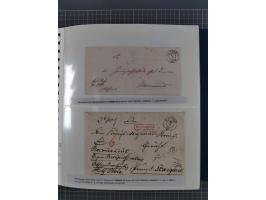 1838/62, interessante Sammlung der Doppelkreis-Stempel von Danzig mit über 90 Briefen, sauber sortiert nach den Varianten nac