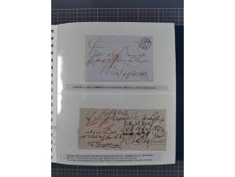 1838/62, interessante Sammlung der Doppelkreis-Stempel von Danzig mit über 90 Briefen, sauber sortiert nach den Varianten nac