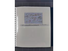 1838/62, interessante Sammlung der Doppelkreis-Stempel von Danzig mit über 90 Briefen, sauber sortiert nach den Varianten nac