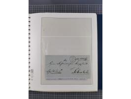 1838/62, interessante Sammlung der Doppelkreis-Stempel von Danzig mit über 90 Briefen, sauber sortiert nach den Varianten nac