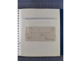 1838/62, interessante Sammlung der Doppelkreis-Stempel von Danzig mit über 90 Briefen, sauber sortiert nach den Varianten nac