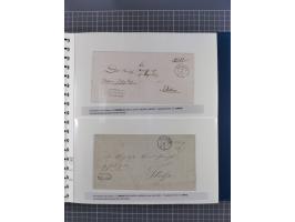 1838/62, interessante Sammlung der Doppelkreis-Stempel von Danzig mit über 90 Briefen, sauber sortiert nach den Varianten nac