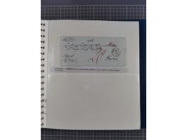 1838/62, interessante Sammlung der Doppelkreis-Stempel von Danzig mit über 90 Briefen, sauber sortiert nach den Varianten nac