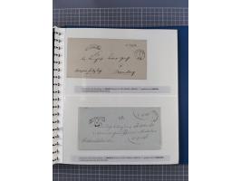 1838/62, interessante Sammlung der Doppelkreis-Stempel von Danzig mit über 90 Briefen, sauber sortiert nach den Varianten nac