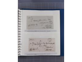 1838/62, interessante Sammlung der Doppelkreis-Stempel von Danzig mit über 90 Briefen, sauber sortiert nach den Varianten nac