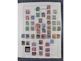 1872/1966, gestempelte und postfrische/ungebrauchte alte Sammlung in zwei Vordruckalben, ab Deutsches Reich gestempelt in den