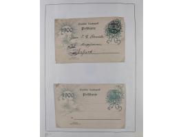 1872/1966, gestempelte und postfrische/ungebrauchte alte Sammlung in zwei Vordruckalben, ab Deutsches Reich gestempelt in den