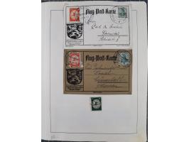 1872/1966, gestempelte und postfrische/ungebrauchte alte Sammlung in zwei Vordruckalben, ab Deutsches Reich gestempelt in den